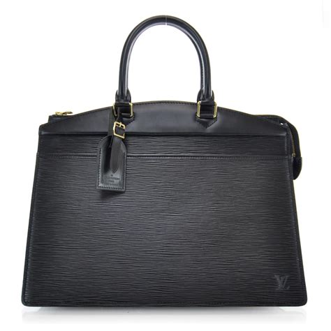 lv riviera epi|LOUIS VUITTON Epi Riviera Black 33638 .